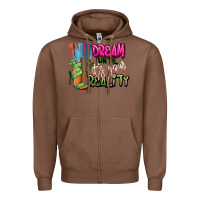 Chestnut Dream until it's your reality heels black fashion Zipper Hoodie - RanaPortraitStore