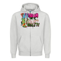 Dove Grey Dream until it's your reality heels black fashion Zipper Hoodie - RanaPortraitStore