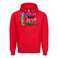 Red Dream until it's your reality heels black fashion Zipper Hoodie - RanaPortraitStore