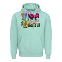 Seafoam Dream until it's your reality heels black fashion Zipper Hoodie - RanaPortraitStore