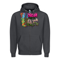 Smoke Dream until it's your reality heels black fashion Zipper Hoodie - RanaPortraitStore