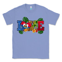 Colony Blue love haitian republic Classic Tee - RanaPortraitStore