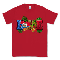 Red love haitian republic Classic Tee - RanaPortraitStore