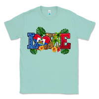 Seafoam love haitian republic Classic Tee - RanaPortraitStore