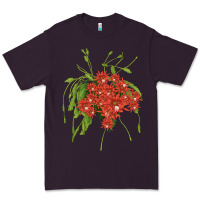Plum Red Orchid Cactus Premium Tee - LillyAllenDesigns