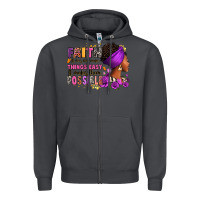 Smoke Faith it does not make things easy Zipper Hoodie - RanaPortraitStore