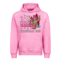 Fuchsia Pink i'm freakin freezin christmas 2023 Urban Hoodie - NancyCooperArtShop