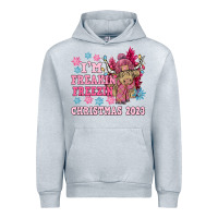 Heather Grey i'm freakin freezin christmas 2023 Urban Hoodie - NancyCooperArtShop