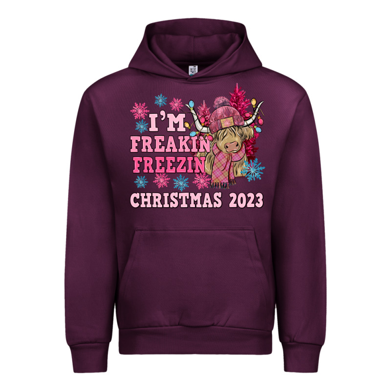 I'm Freakin Freezin Christmas 2023 Urban Hoodie by NancyCooperArtShop | Teevron