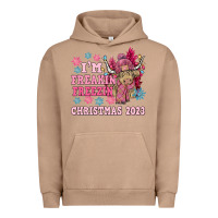 Pigment Burro i'm freakin freezin christmas 2023 Urban Hoodie - NancyCooperArtShop