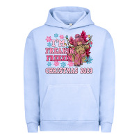 Pigment Grape Ice i'm freakin freezin christmas 2023 Urban Hoodie - NancyCooperArtShop
