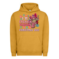 Pigment Peanut Butter i'm freakin freezin christmas 2023 Urban Hoodie - NancyCooperArtShop