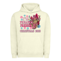 Pigment Pistachio i'm freakin freezin christmas 2023 Urban Hoodie - NancyCooperArtShop