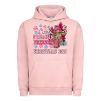 Pigment Salmon i'm freakin freezin christmas 2023 Urban Hoodie - NancyCooperArtShop