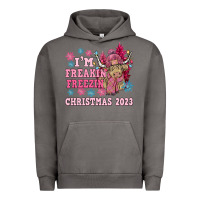 Pigment Tornado i'm freakin freezin christmas 2023 Urban Hoodie - NancyCooperArtShop