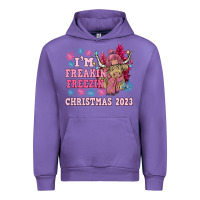Tulip i'm freakin freezin christmas 2023 Urban Hoodie - NancyCooperArtShop