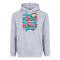 Heather Grey coffee scrubs and rubber gloves Heavyweight Hoodie - Zillion Design Studio