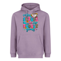 Lavender coffee scrubs and rubber gloves Heavyweight Hoodie - Zillion Design Studio