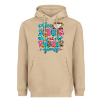 Mushroom coffee scrubs and rubber gloves Heavyweight Hoodie - Zillion Design Studio