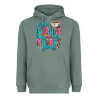 Sage coffee scrubs and rubber gloves Heavyweight Hoodie - Zillion Design Studio