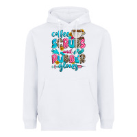 White coffee scrubs and rubber gloves Heavyweight Hoodie - Zillion Design Studio