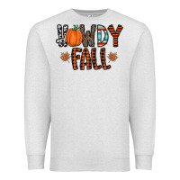 Oatmeal Heather howdy fall Premium Sweatshirt - CowhideDigitalArt