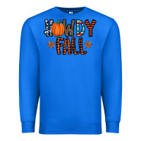 True Royal howdy fall Premium Sweatshirt - CowhideDigitalArt