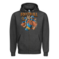 Charcoal Heather Football life afro girl sneakers Zipper Hoodie - RanaPortraitStore