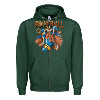 Sports Green Football life afro girl sneakers Zipper Hoodie - RanaPortraitStore
