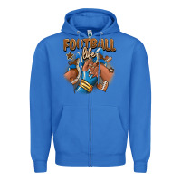 True Royal Football life afro girl sneakers Zipper Hoodie - RanaPortraitStore