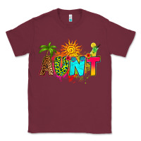 Burgundy summer aunt Classic Tee - RanaPortraitStore
