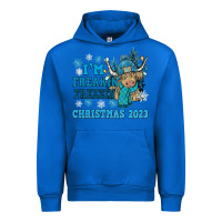Cobalt i'm freakin freezin christmas 2023 Urban Hoodie - NancyCooperArtShop