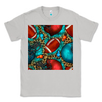 Moon Dust american football helmet with leopard and gemstone Classic Tee - BundleAndBundleShop