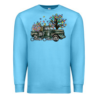 Ocean Blue autism awareness Premium Sweatshirt - SublimationCraftShop