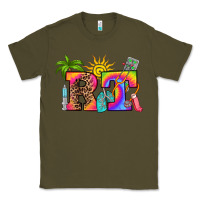 Army Green respiratory therapist summer Classic Tee - RanaPortraitStore