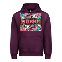 Mauve Wine Nurse Urban Hoodie - LillyAllenDesigns