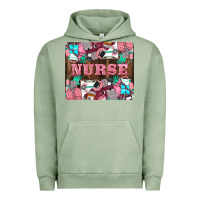 Pigment Oil Green Nurse Urban Hoodie - LillyAllenDesigns