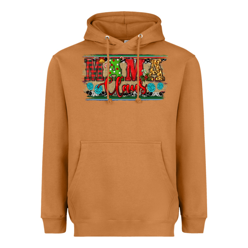 Christmas Western Mama Claus Heavyweight Hoodie by RanaPortraitStore | Teevron