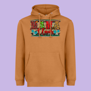 Christmas Western Mama Claus Heavyweight Hoodie Designed By Ranaportraitstore