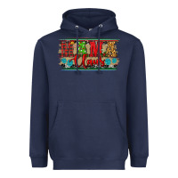 Navy christmas western mama claus Heavyweight Hoodie - RanaPortraitStore
