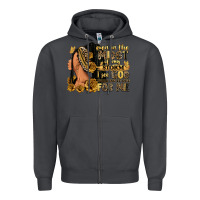Smoke Even in the midst of my storm afro woman Zipper Hoodie - RanaPortraitStore