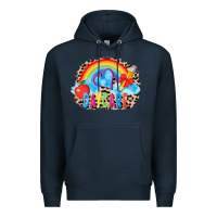 Navy back to school daycare 3200x2400 Premium Hoodie - AdoDesignShop