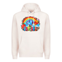 Pale Pink back to school daycare 3200x2400 Premium Hoodie - AdoDesignShop