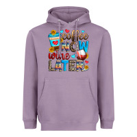 Lavender coffee now wine later Heavyweight Hoodie - Zillion Design Studio