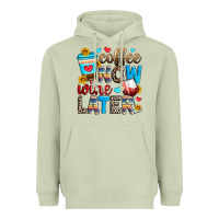 Matcha coffee now wine later Heavyweight Hoodie - Zillion Design Studio