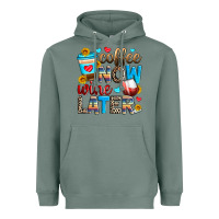 Sage coffee now wine later Heavyweight Hoodie - Zillion Design Studio