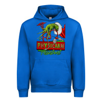 Cobalt christmas character hand physician assistant Urban Hoodie - NancyCooperArtShop
