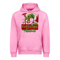 Fuchsia Pink christmas character hand physician assistant Urban Hoodie - NancyCooperArtShop