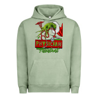 Pigment Oil Green christmas character hand physician assistant Urban Hoodie - NancyCooperArtShop