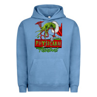 Pigment Pebble Blue christmas character hand physician assistant Urban Hoodie - NancyCooperArtShop